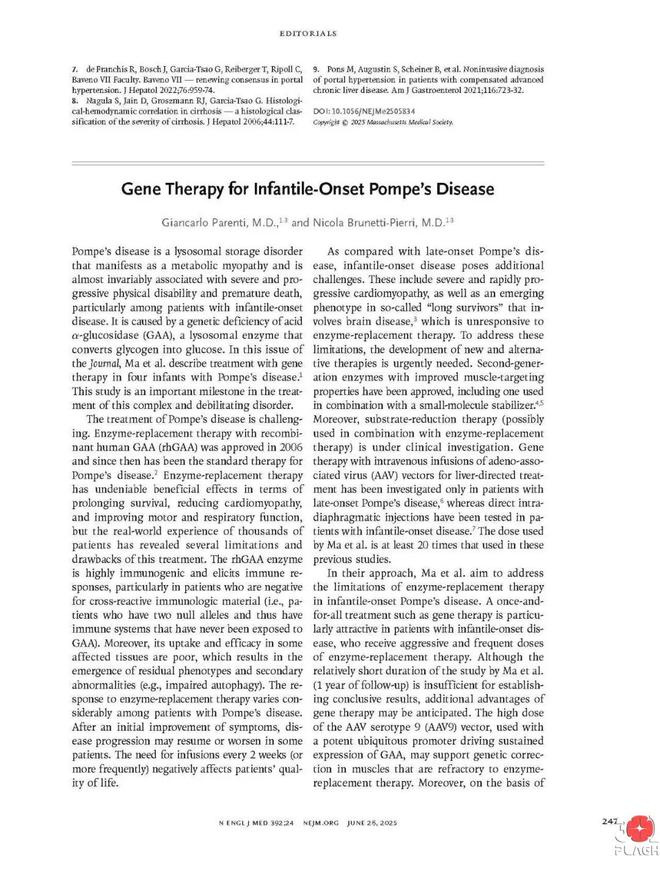 【微動態(tài)】中國原創(chuàng)基因療法登頂《新英格蘭醫(yī)學雜志》嬰兒型龐貝病治療取得重大突破(圖2)